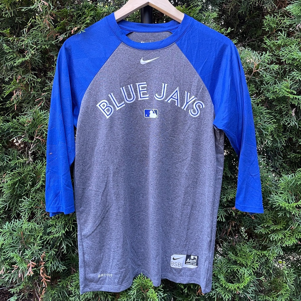 Nike Blue Jays Dri-Fit 3/4 Sleeve